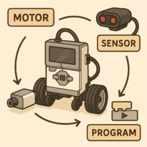 ロボットはどうやって動く？センサーとモーターのひみつを解説