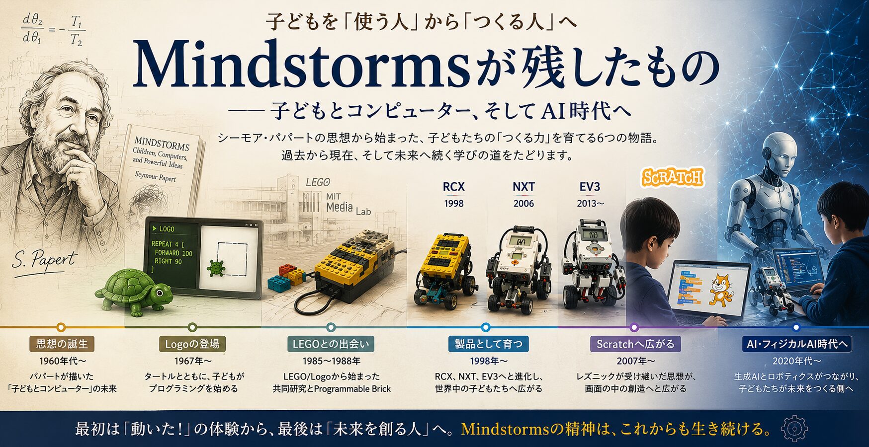 Mindstormsが残したもの――ロボット教育の原点と未来