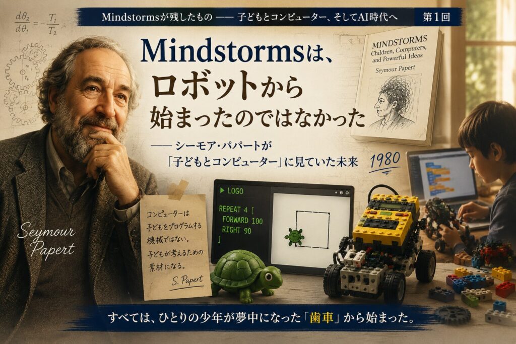 Mindstormsの原点とは?シーモア・パパートから始まったロボット教育の歴史